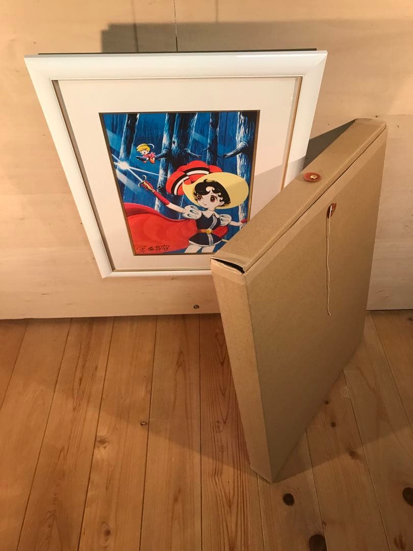 手塚治虫「戦いの時」ピエゾグラフ・キャンバス仕様　版上サイン・作品証明シール有り