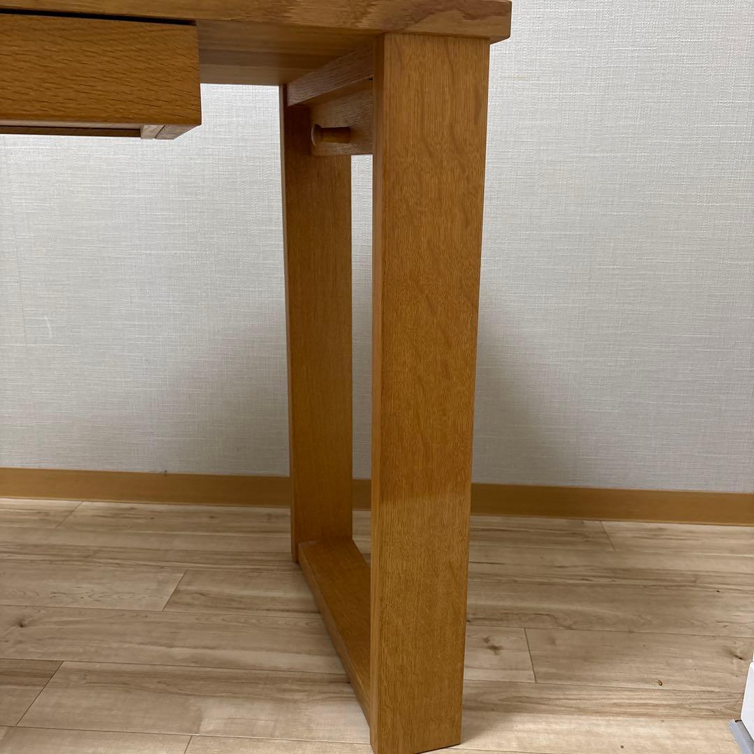 飛騨産業　HIDA 勉強机　引き出し2コ　　180cm×46cm 補助脚付き