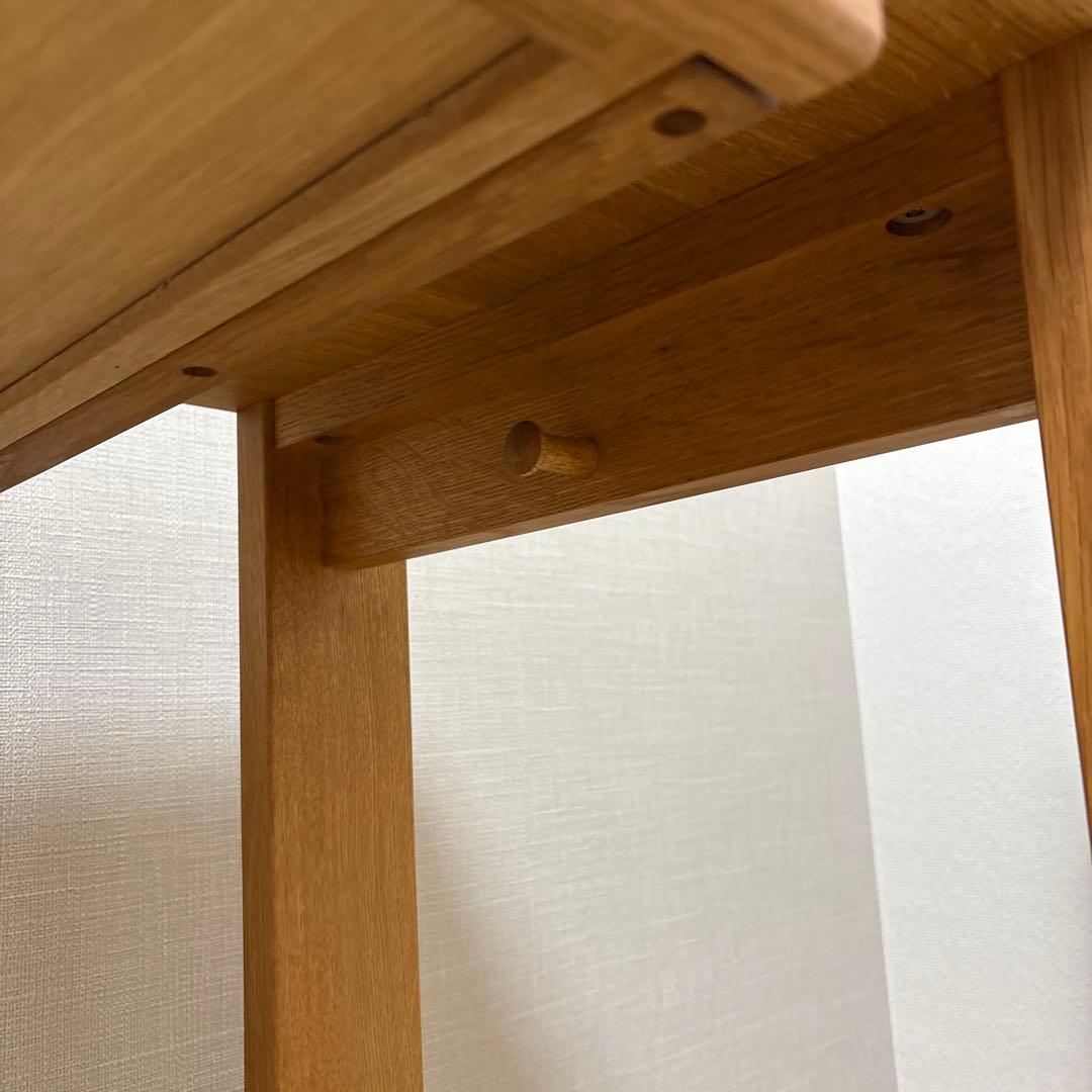 飛騨産業　HIDA 勉強机　引き出し2コ　　180cm×46cm 補助脚付き