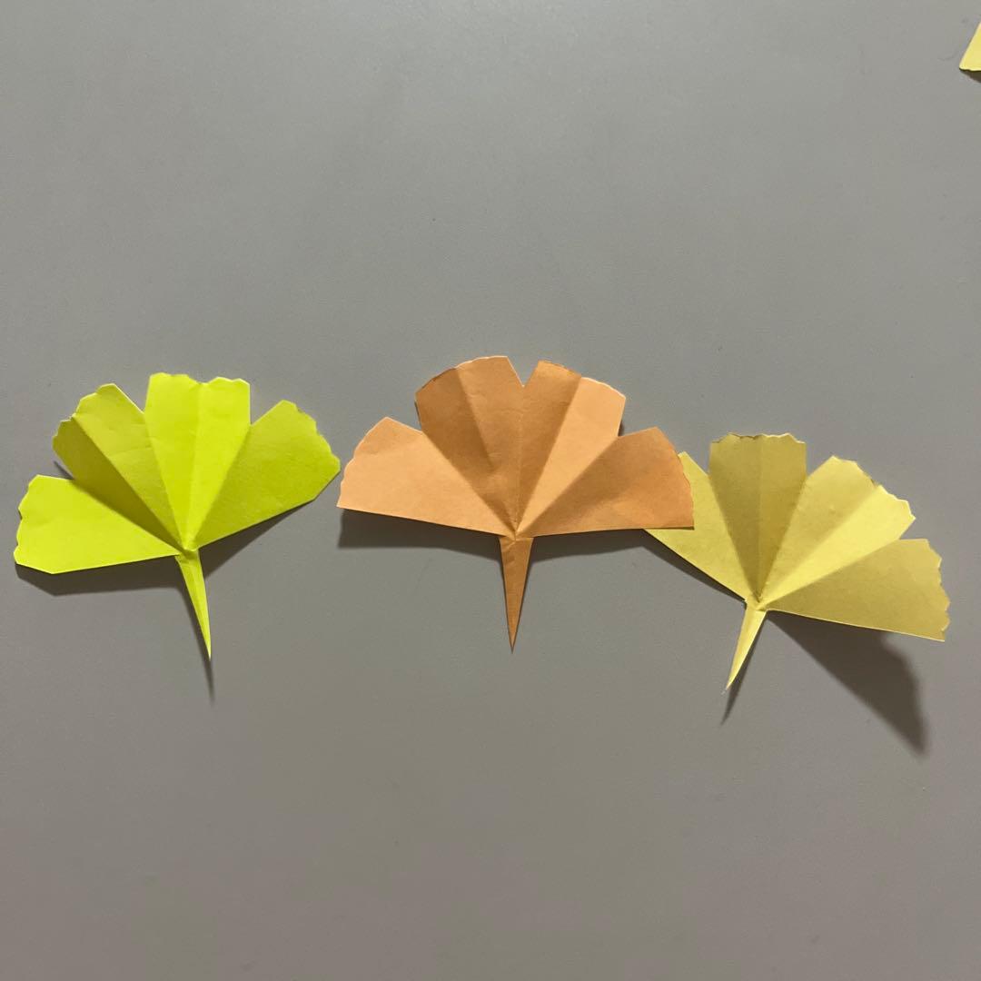 イチョウ　もみじ　折り紙　紅葉　ハンドメイド　壁面飾り　1000枚