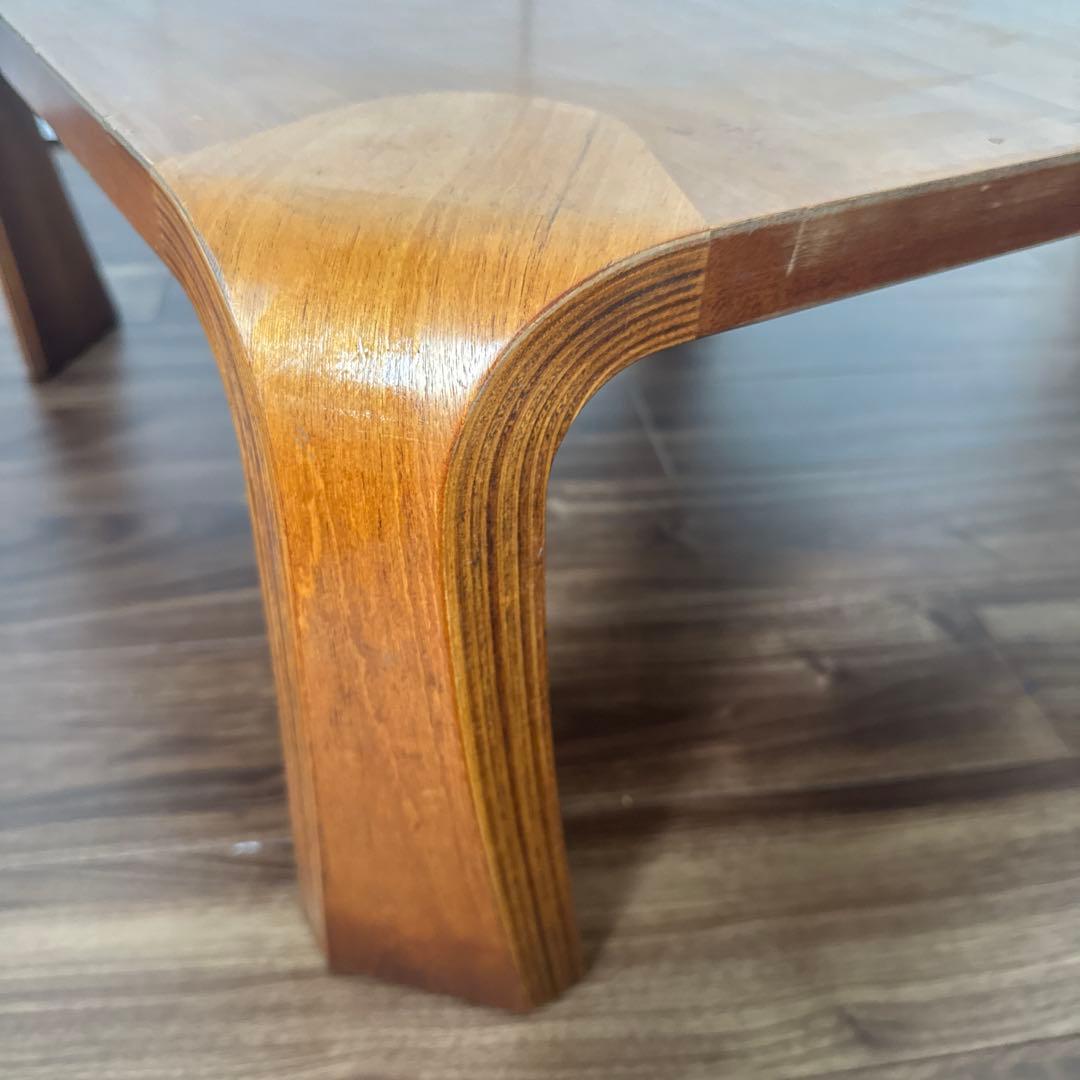 天童木工　TENDO 曲木　乾三郎　座卓　ローテーブル　天板75cm×75cm