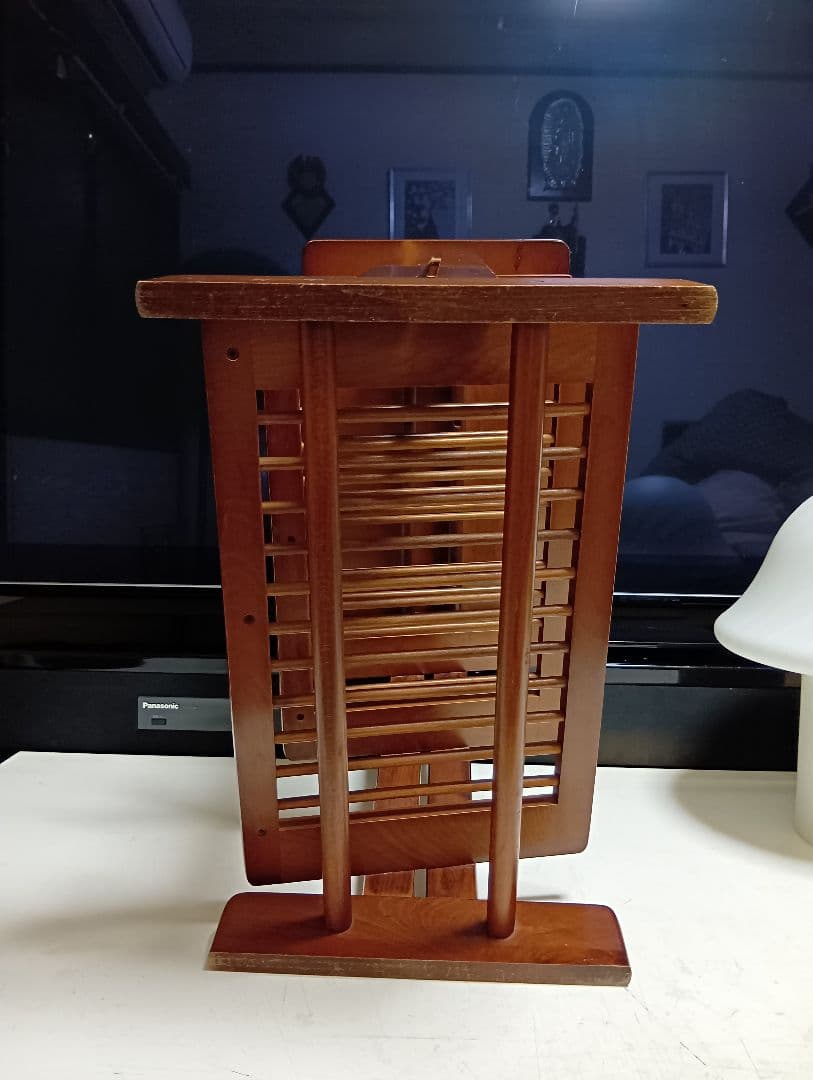 1970's　北欧　ミッドセンチュリーモダン　ルーバー　ラック　サイドテーブル
