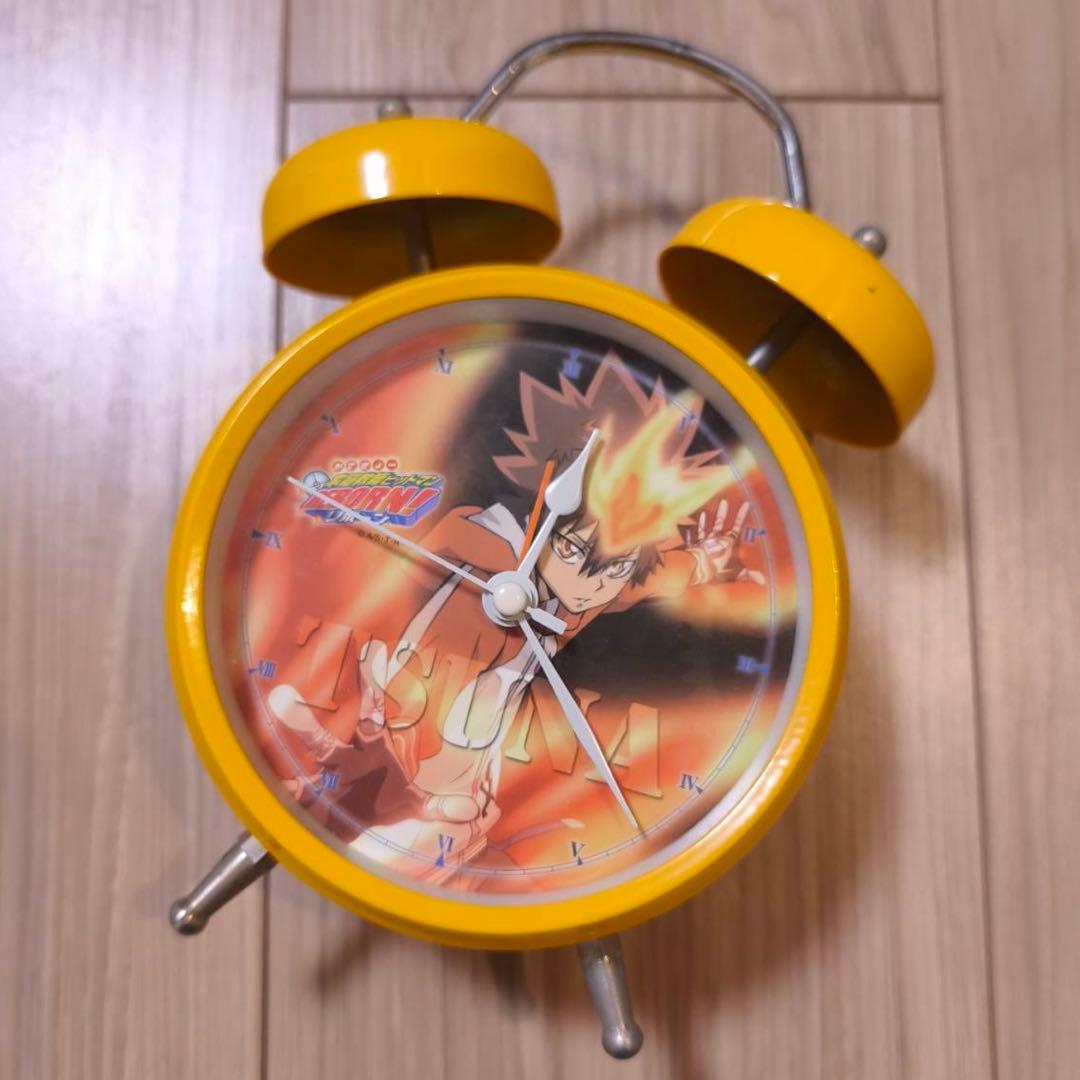 ジャンク】 家庭教師ヒットマンREBORN! 沢田綱吉 目覚まし時計 - メルカリ