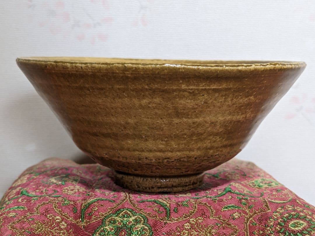 ⭐黄瀬戸 抹茶盌 年代物 茶道具 瀬戸焼 コレクション 骨董品 アンティーク