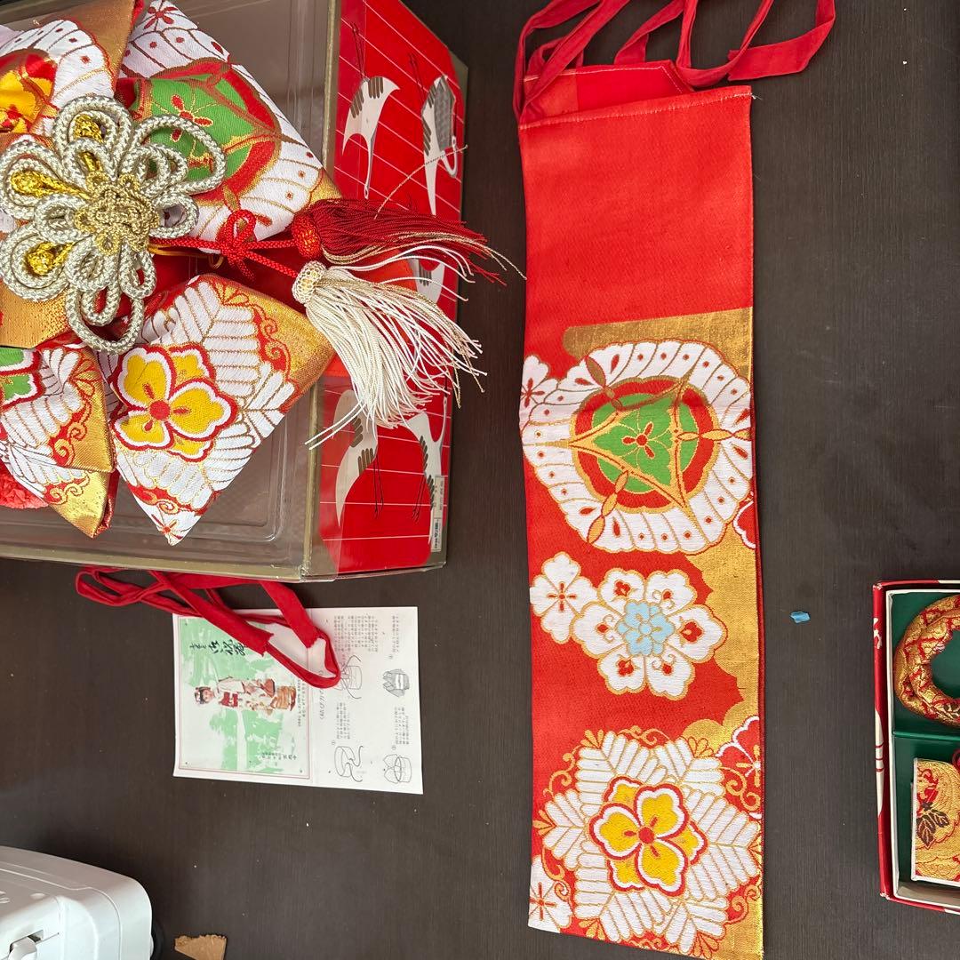 七五三 まとめセット 赤金 美品