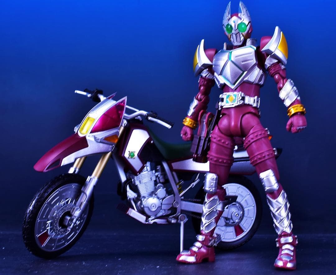 中古 S.H.フィギュアーツ 仮面ライダーギャレン&レッドランバスセット