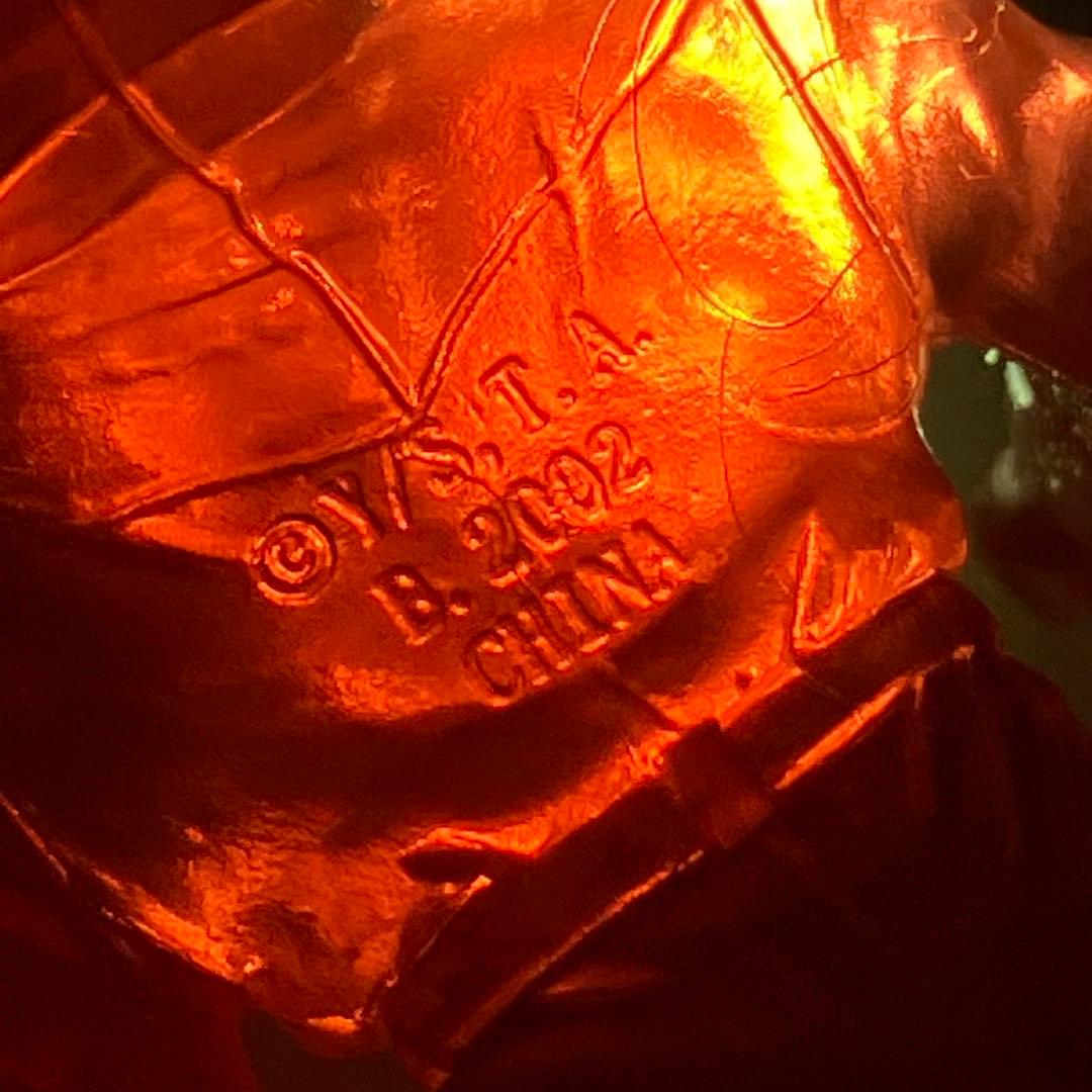 老サンシャイン クリアレッド 海外版キン消し 2002 キン肉マンⅡ世