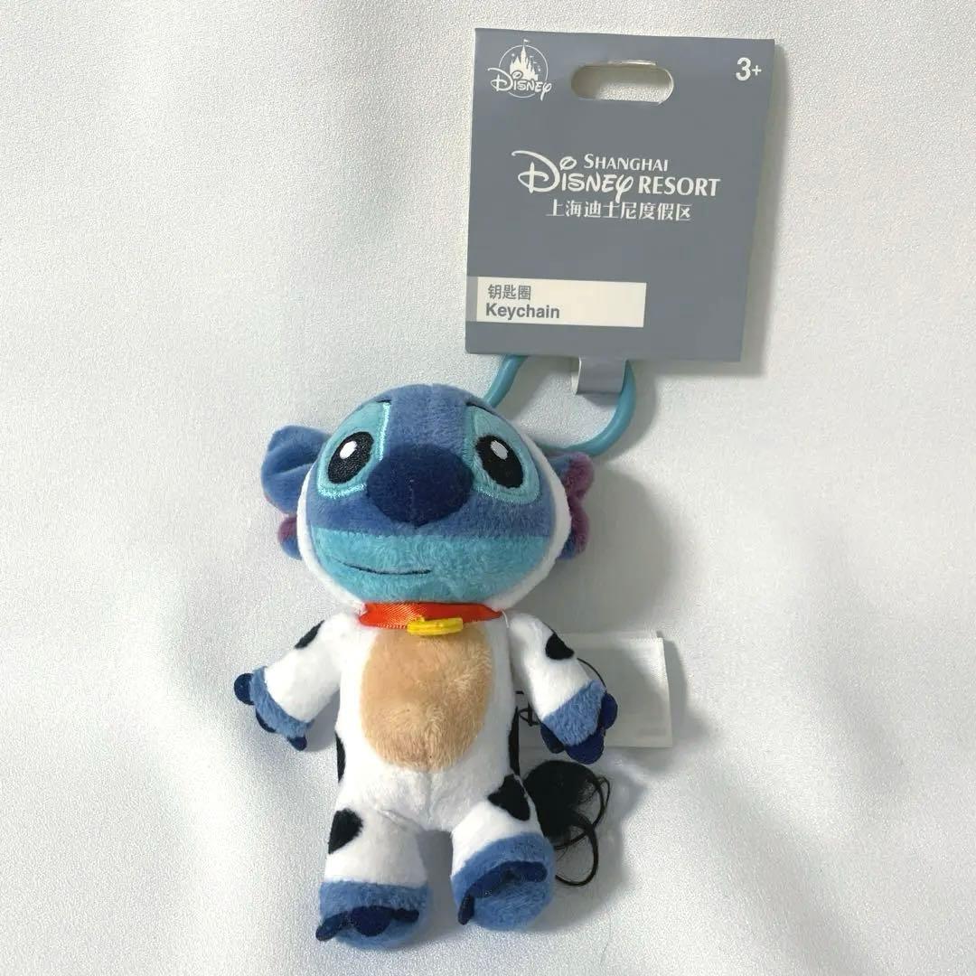 匿名配送☆上海ディズニータグ付きリロ&スティッチぬいぐるみ