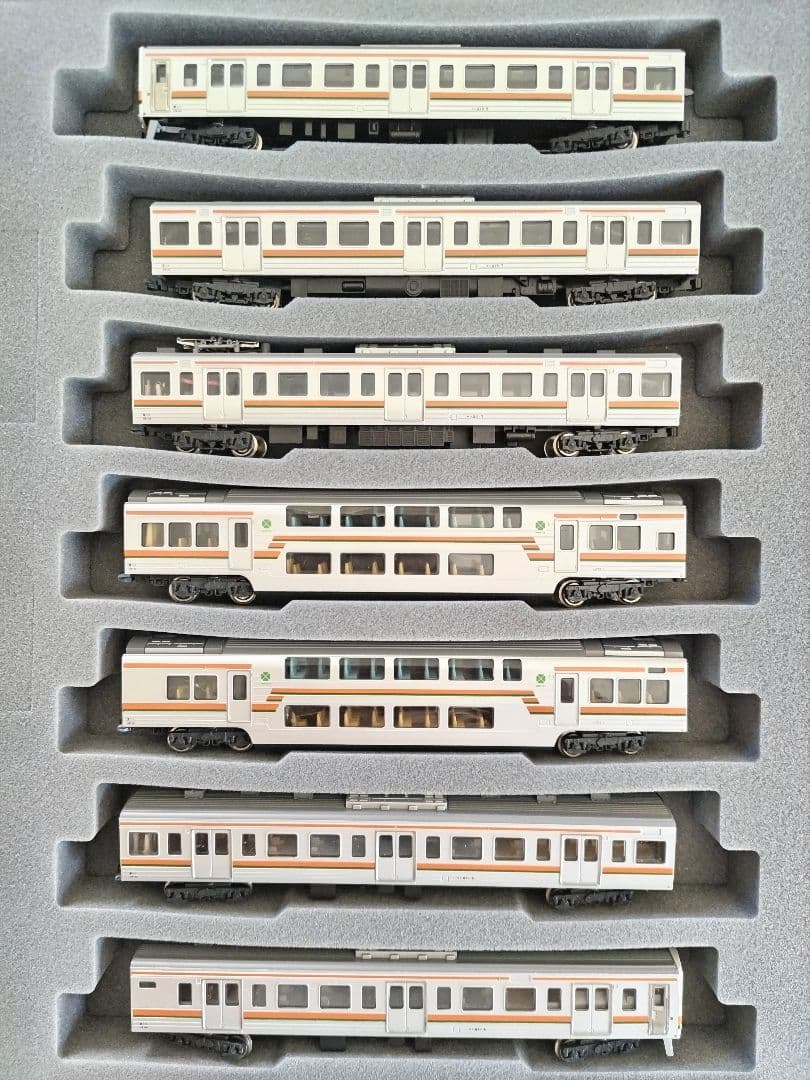 Nゲージ 211系直流近郊形電車７両 室内灯LED化済 KATO　単品寄集め