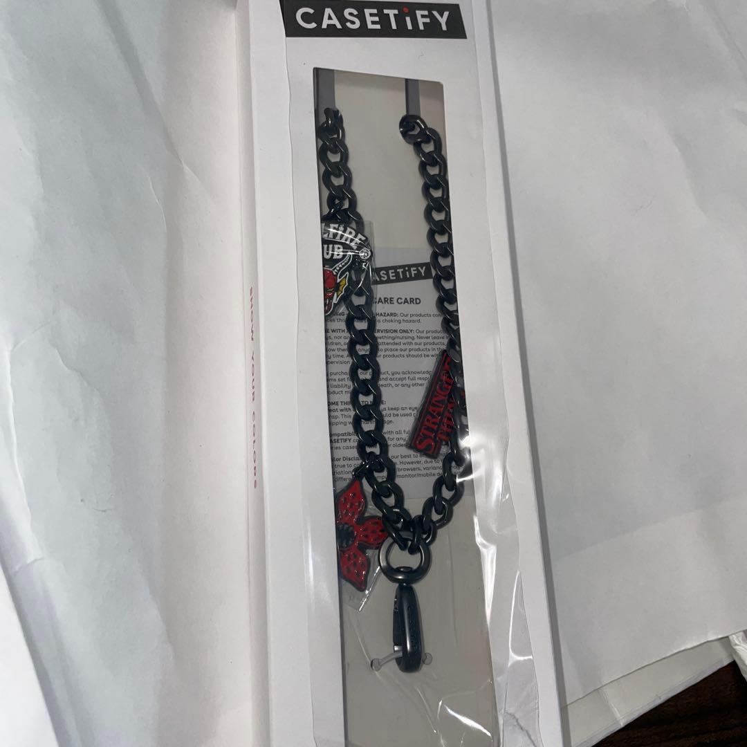 Y*様 ストレンジャーシングス コラボ CASETIFY ストラップ 新品未開封 ストレンジャー・シングス x CASETiFY」とともに、最後の冒険へ