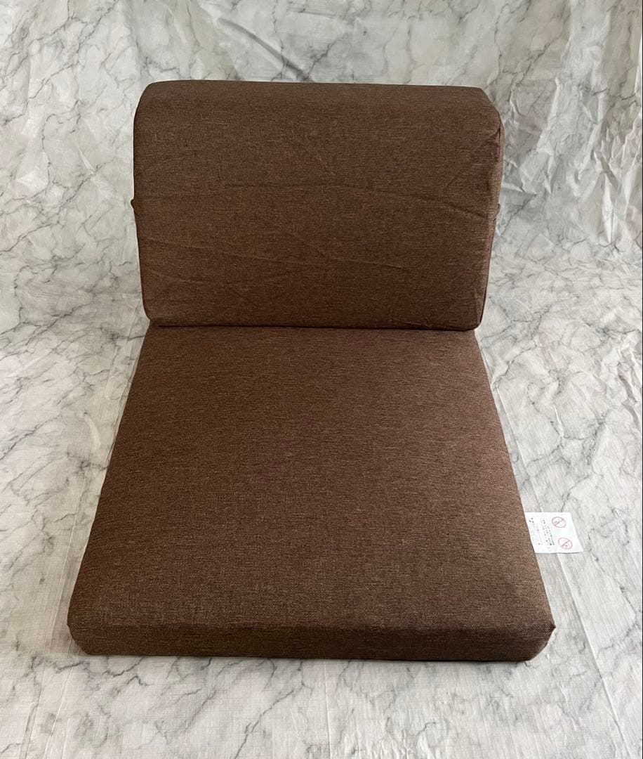 IORI ソファ　ローソファ1人掛け1人用ごろ寝テレビこたつブラウン