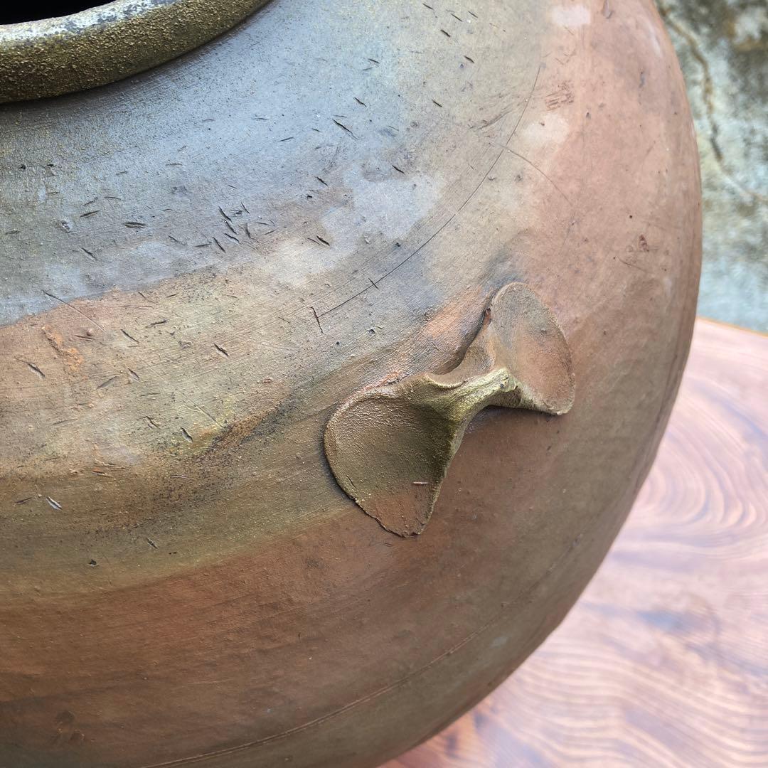 旧家蔵出し かなり大きな壺 年代物 旧家蔵出しかなり大きな壺年代物