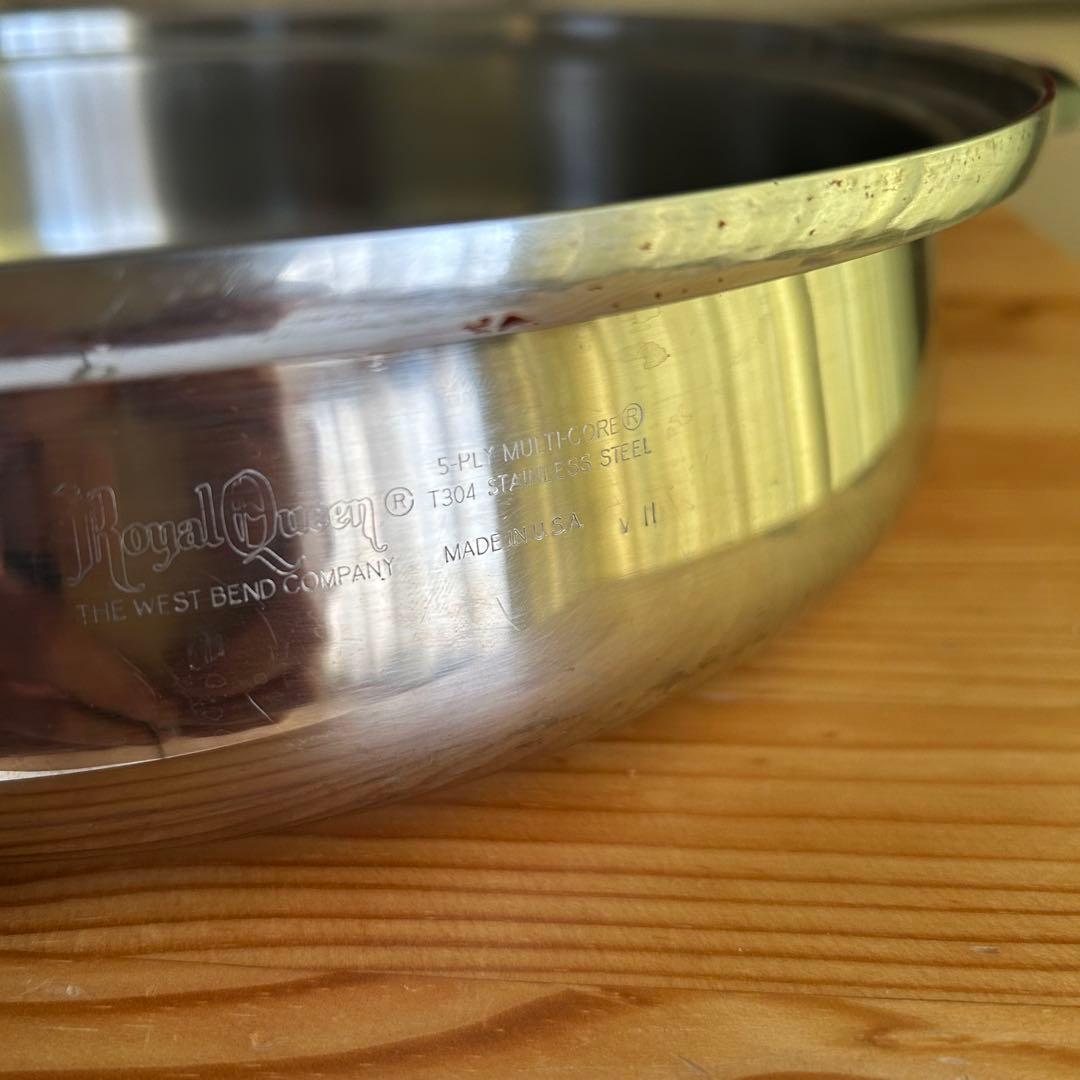 ロイヤルクイーン  QUEEN 大フライパン ステンレス鍋 IH対応