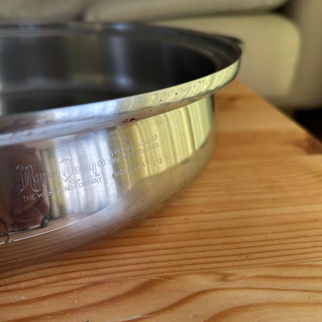 ロイヤルクイーン  QUEEN 大フライパン ステンレス鍋 IH対応