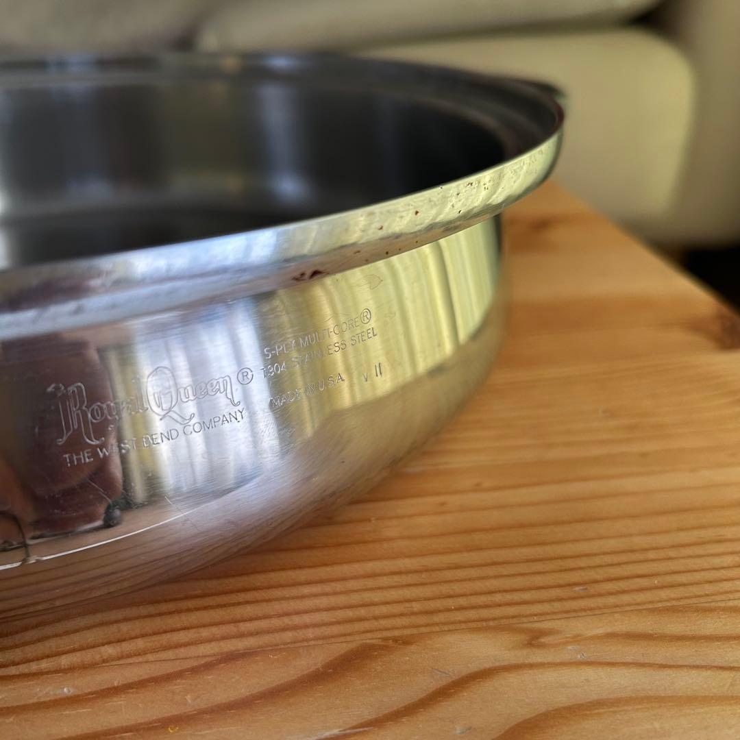 ロイヤルクイーン  QUEEN 大フライパン ステンレス鍋 IH対応