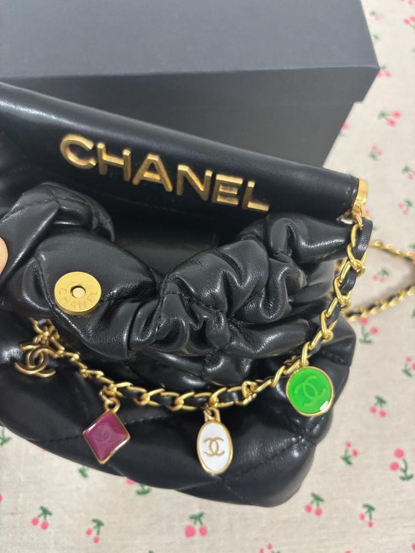 【即購入OK】巾着型 ショルダーバッグ チャーム