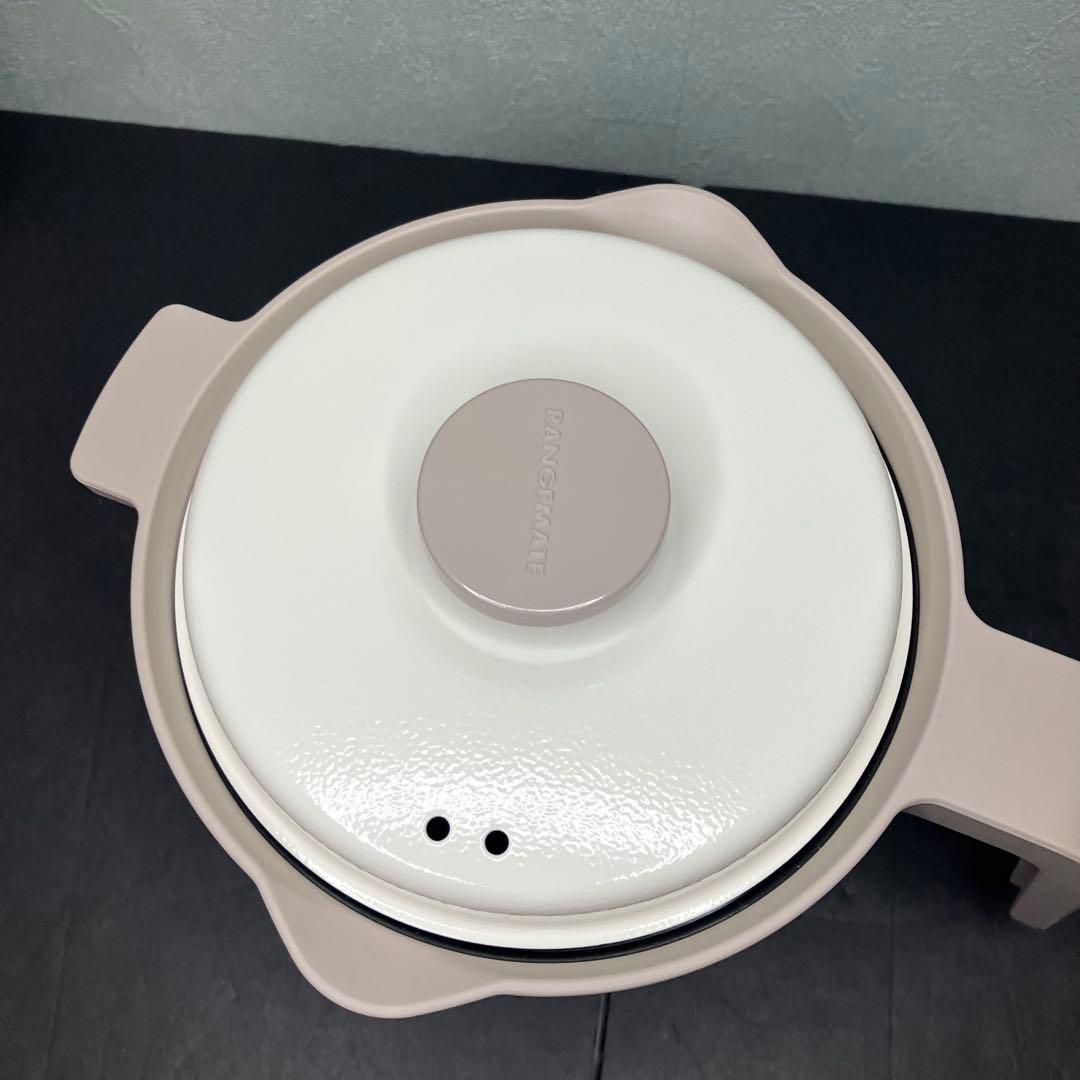 電子レンジ専用調理器具　レンジメート　マグポット　グレージュ　未使用品