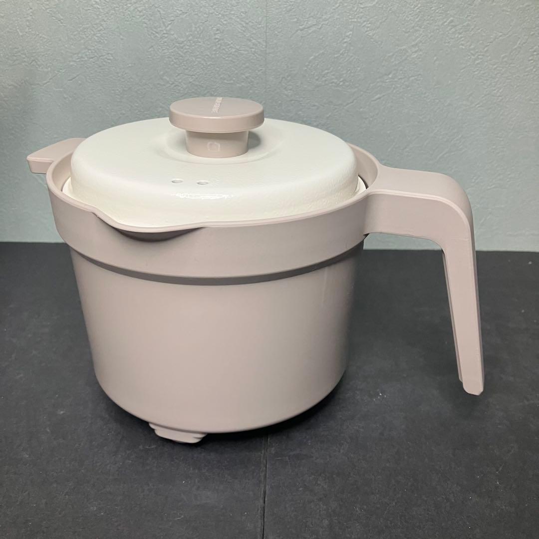 電子レンジ専用調理器具　レンジメート　マグポット　グレージュ　未使用品