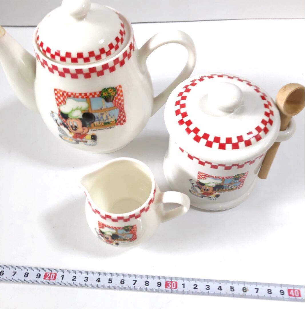 【ヴィンテージ】東京ディズニーランド　シェフミッキー　ティーセット14点