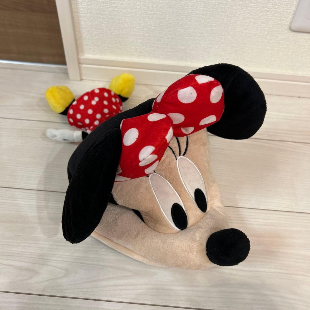 ディズニー カチューシャ 帽子 ミニー ファンキャップ 体付き - メルカリ