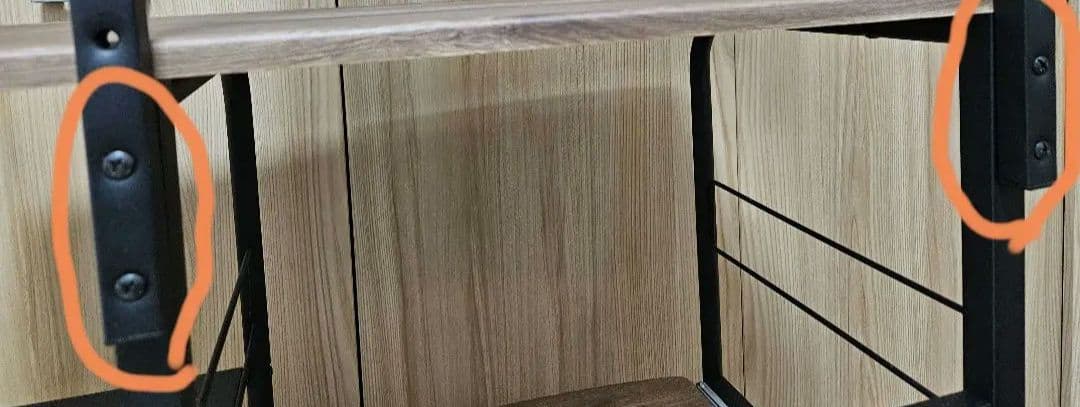 美品 キッチンラック コンセント付き