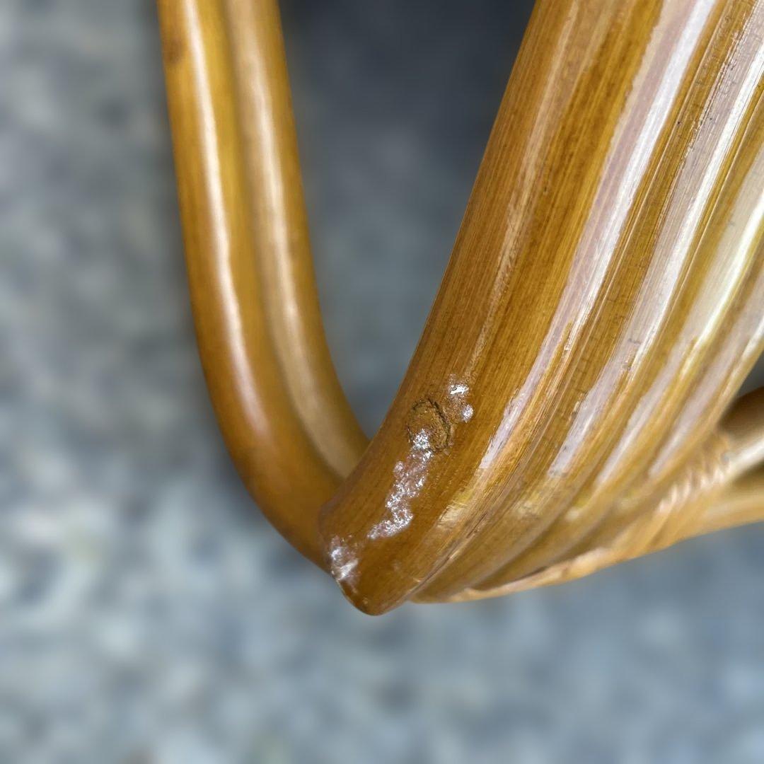 ꧁籐家具꧂ ラタン リクライニングチェア 籐　折りたたみ