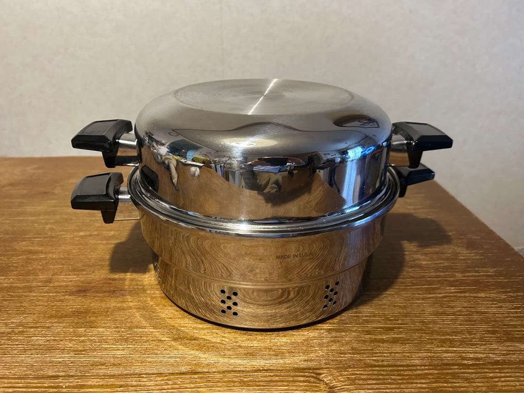 ロイヤルクイーン鍋　6コートと大スティーマー、大ドームカバー、大ラック