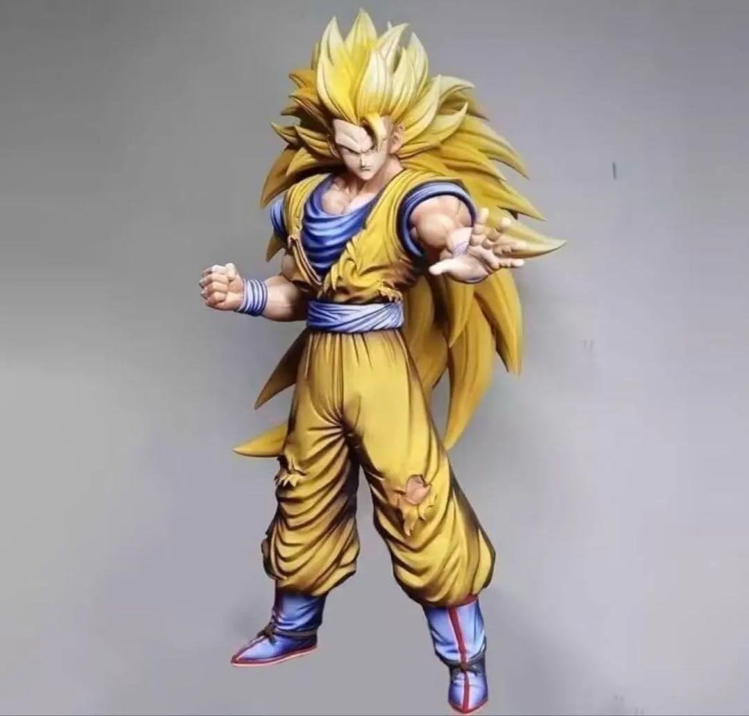 スーパーサイヤ人3 ガレージキット フィギュア。