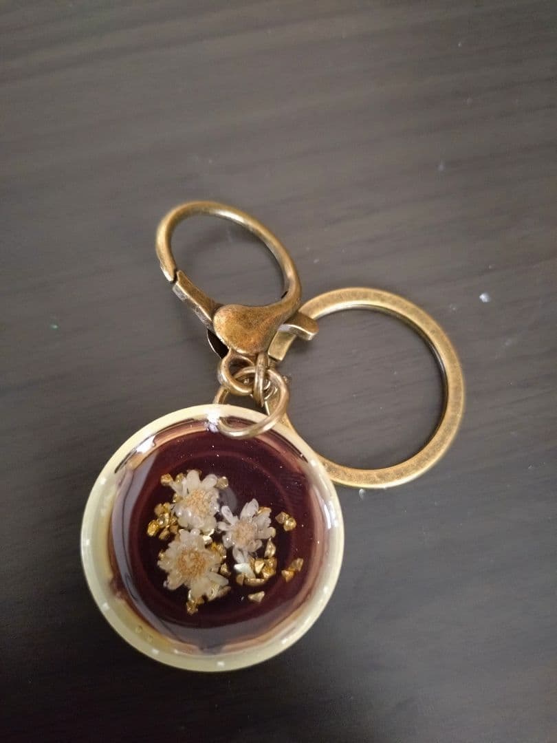 【デコ】紅茶花伝ペットボトルキャップキーホルダー【エコ】