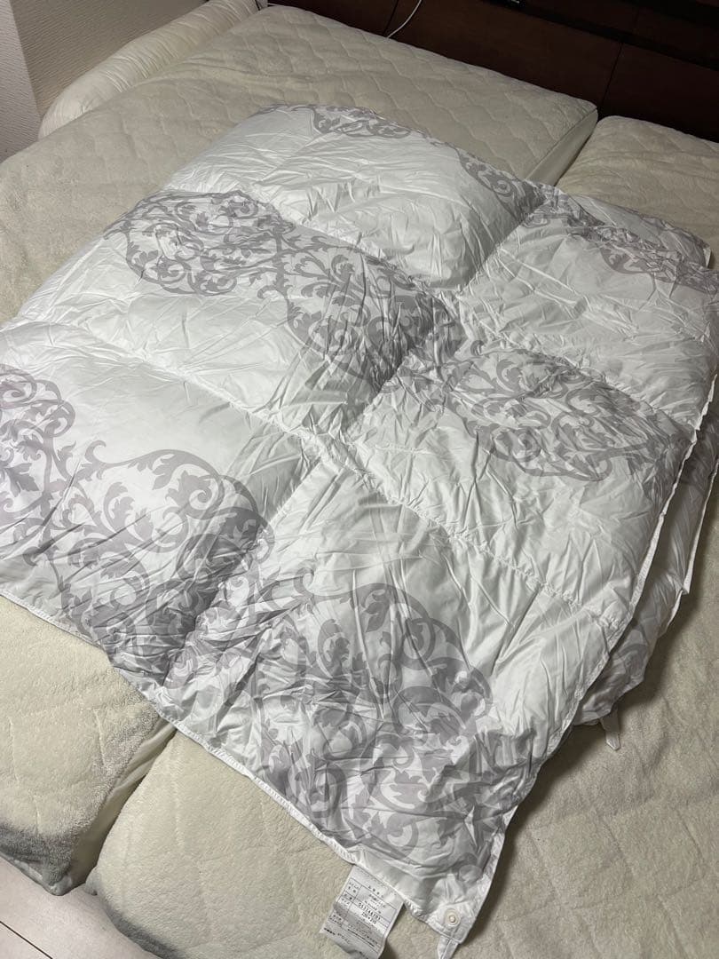 フランスベッドAS ライトテック2 羽毛掛け布団 220×210 cm