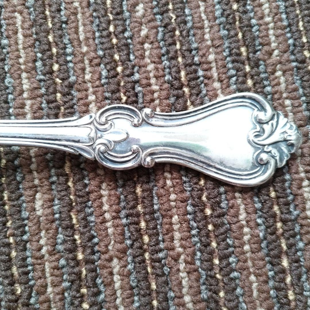 【アンティーク】1884年？スウェーデンDUFVA社　洋白／洋銀　スプーン