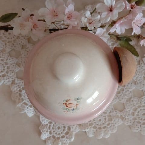 ❦レア・希少❦ 浪漫·デ·イマン／ほのか＊ホーロー製 木製スプーン付キャニスター