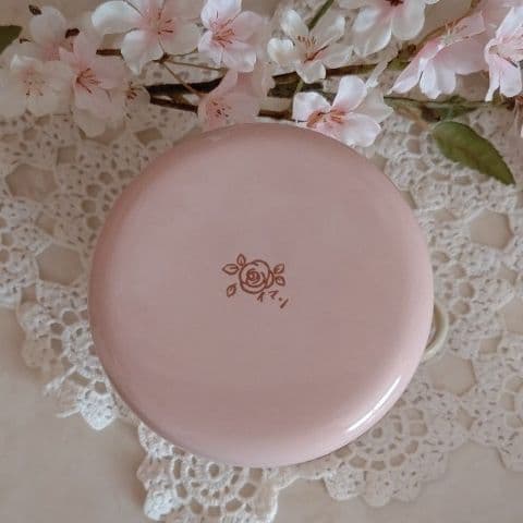 ❦レア・希少❦ 浪漫·デ·イマン／ほのか＊ホーロー製 木製スプーン付キャニスター