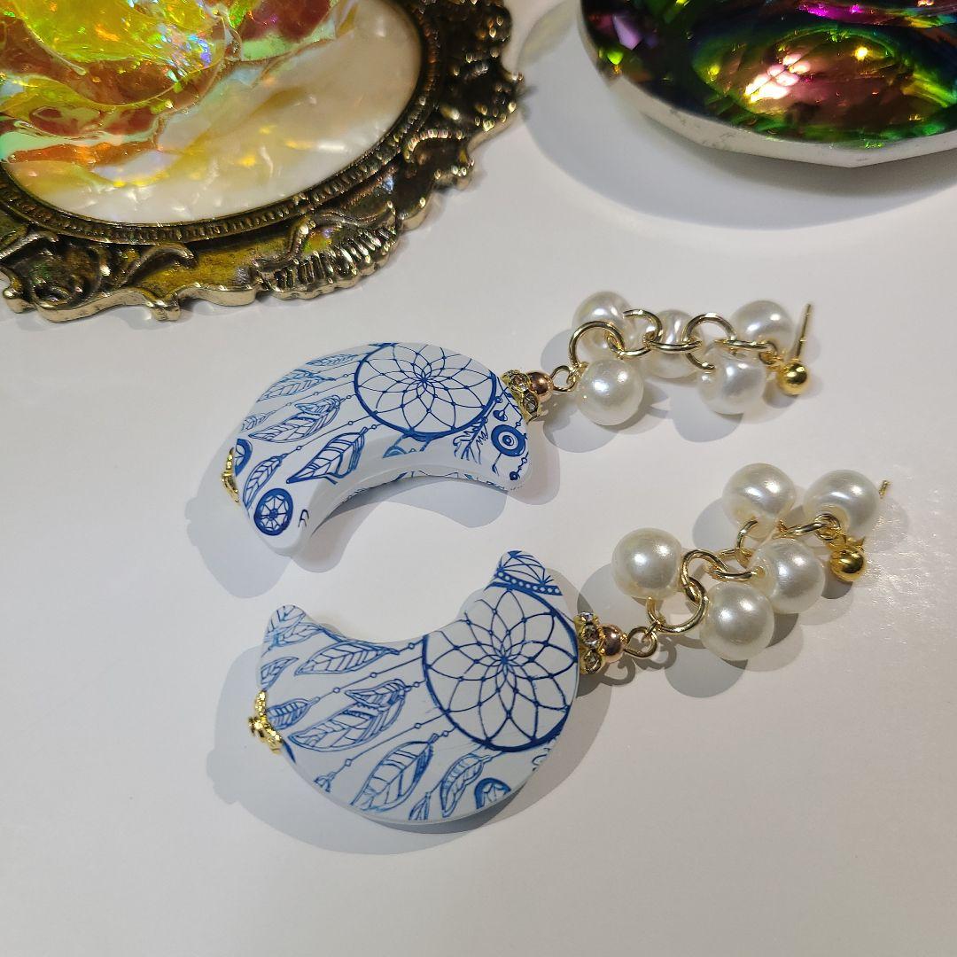 ハンドメイドピアス2034