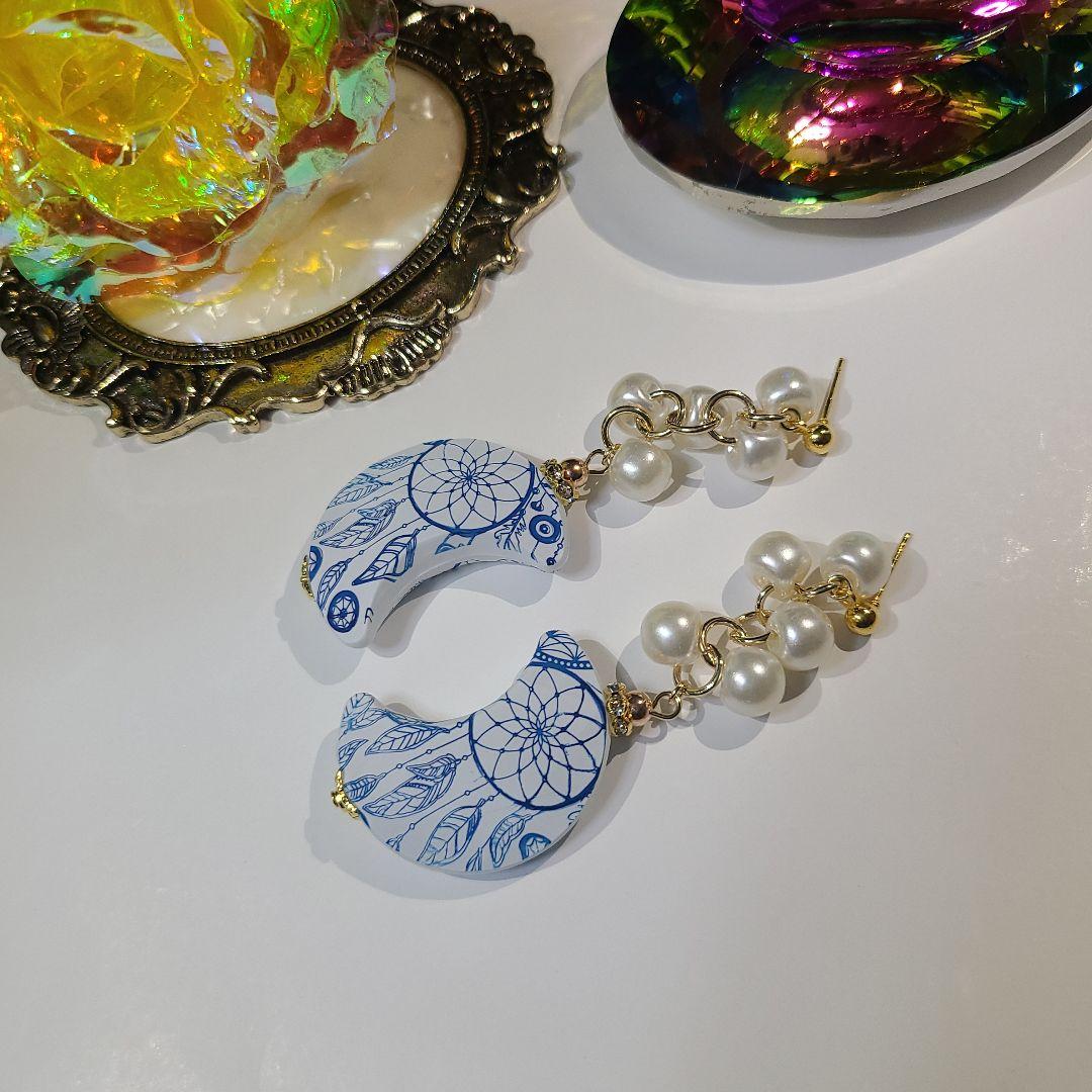 ハンドメイドピアス2034