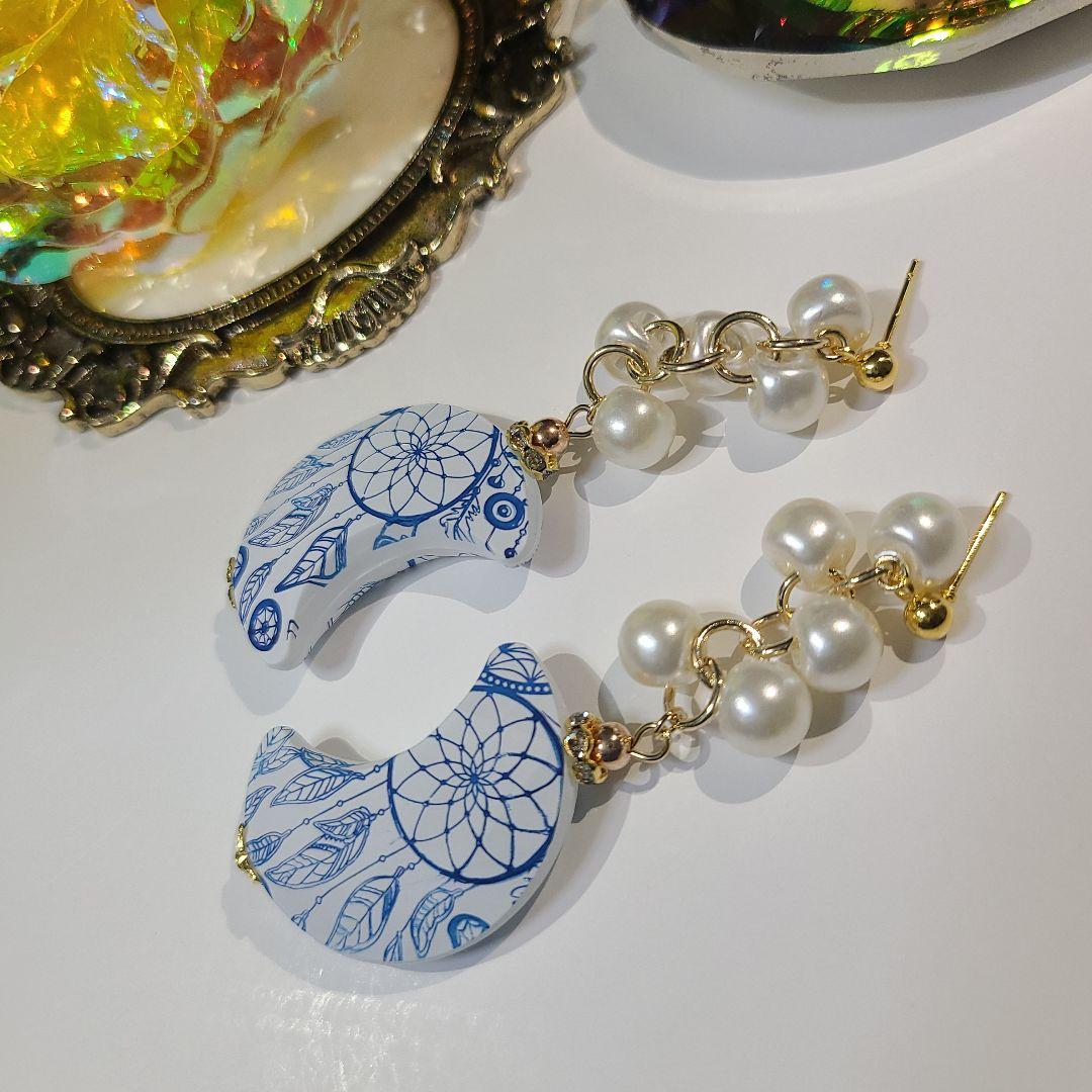 ハンドメイドピアス2034