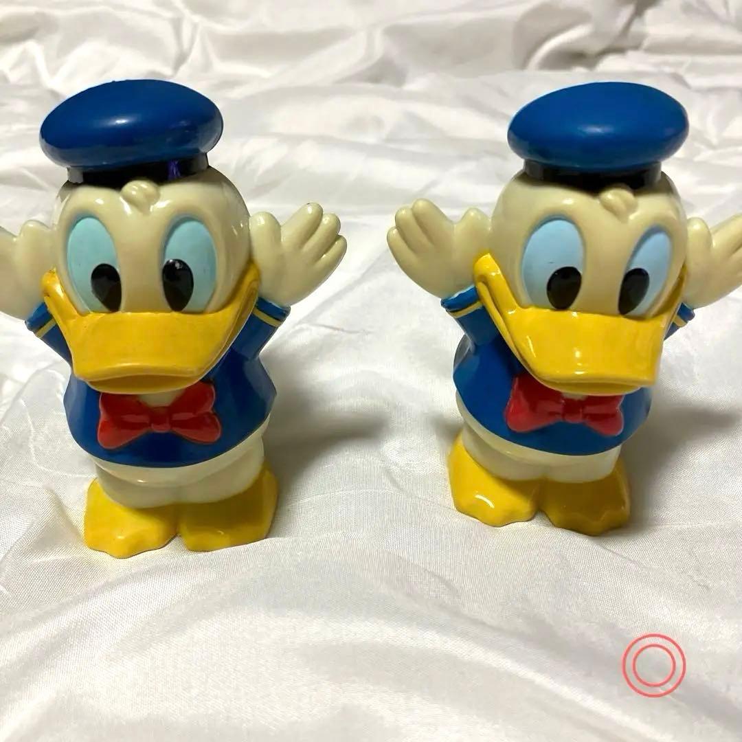 ディズニー ドナルドダック 貯金箱 2個セット レトロ - メルカリ