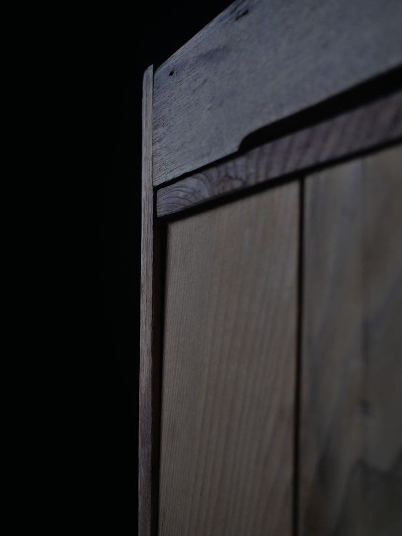 食器棚　収納　本箱　本棚　ガラス戸　棚　古家具　古道具　アンティーク　昭和レトロ