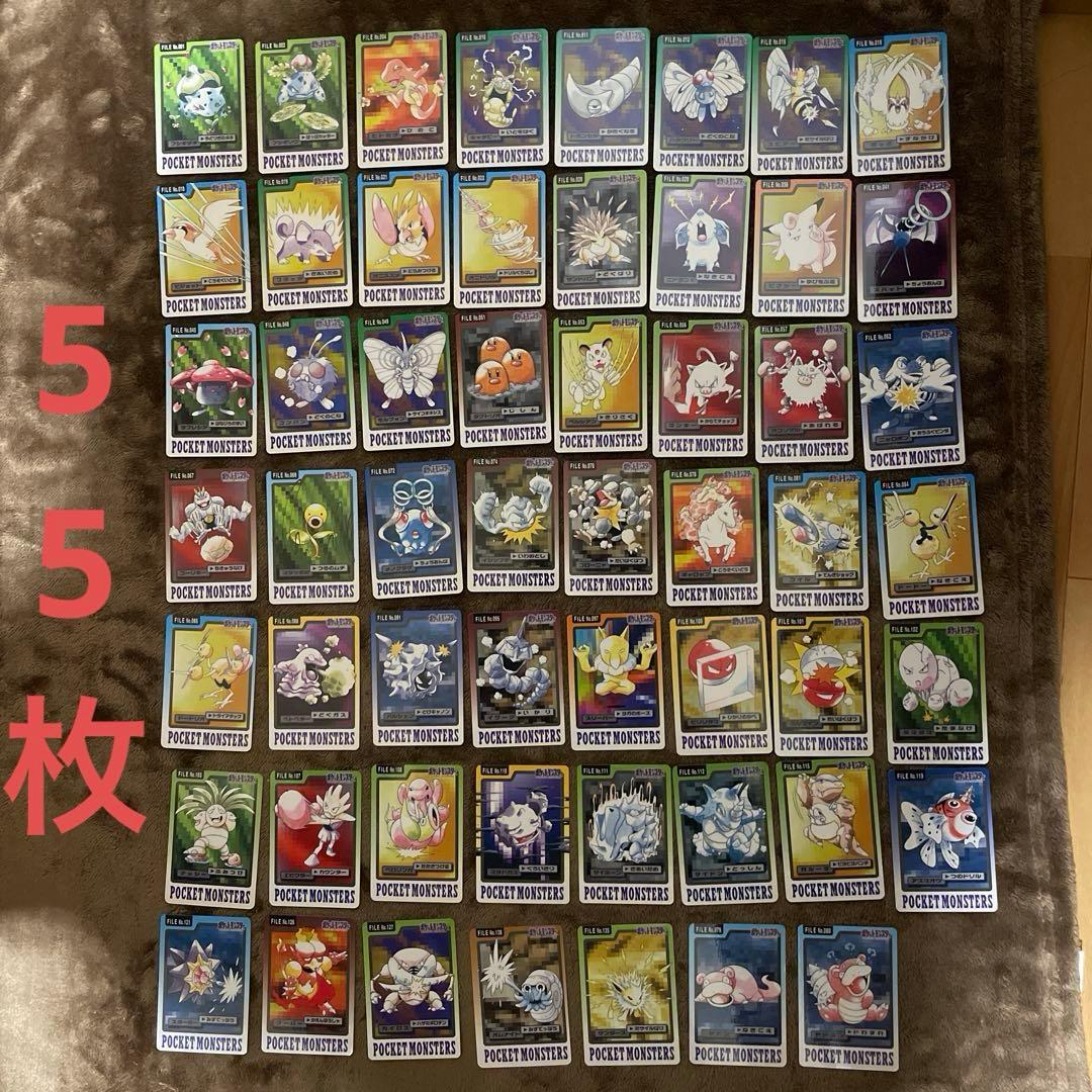 カードダス ポケモン 151 フシギダネ ヒトカゲ ブイズ 他 55枚 まとめ