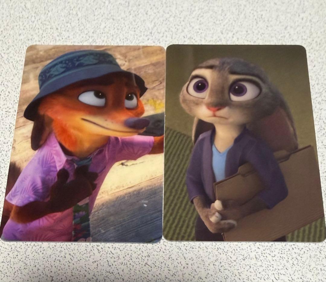 ズートピア2 オーマイカフェ 予約 特典 コレクションカード ニック