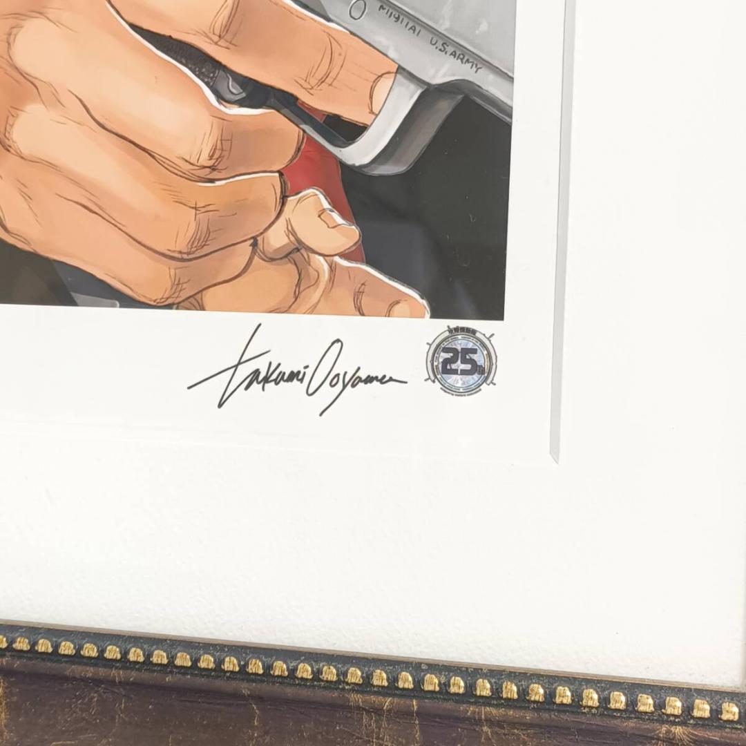 限定50 攻殻機動隊 版画 大山タクミ サイン入り 複製原画 原画