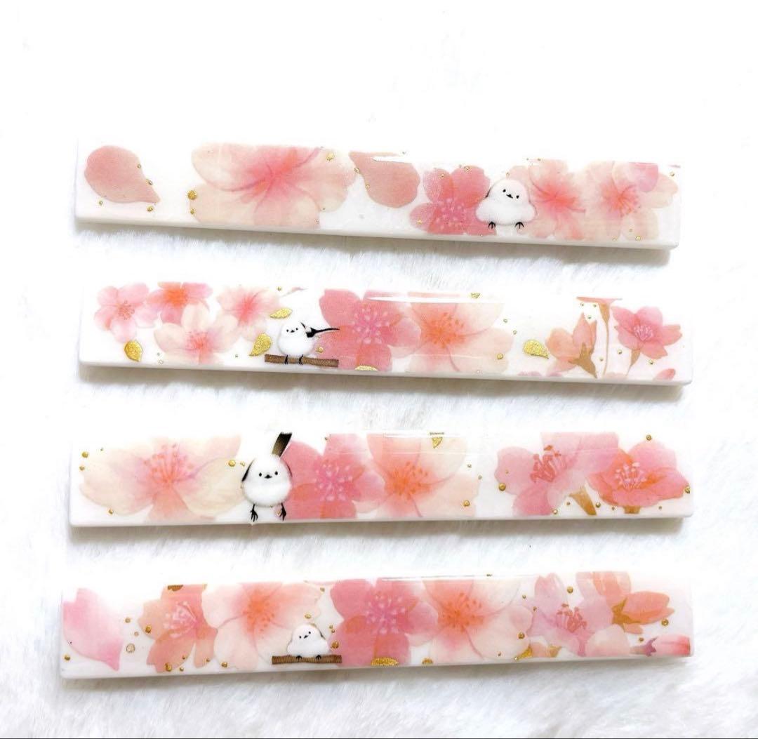 シマエナガ❁⃘*.゜レジンチャーム 桜