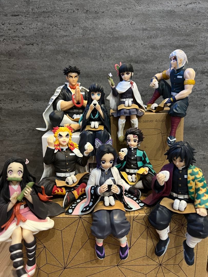鬼滅の刃 ちょこのせフィギュア 9体セット - メルカリ