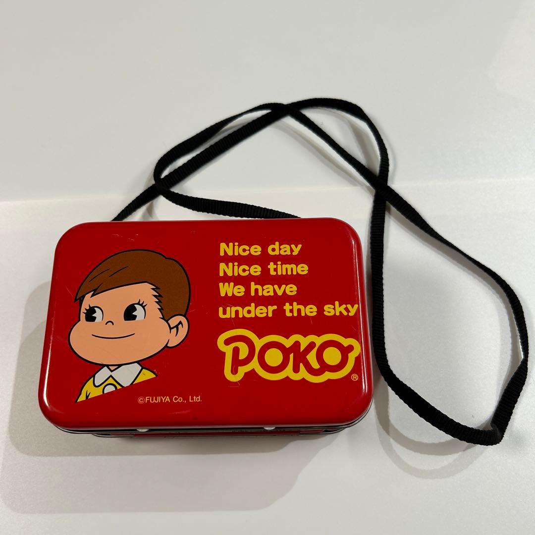 不二家 ペコちゃん 缶 缶バッグ 缶ケース お菓子缶 昭和レトロ - メルカリ