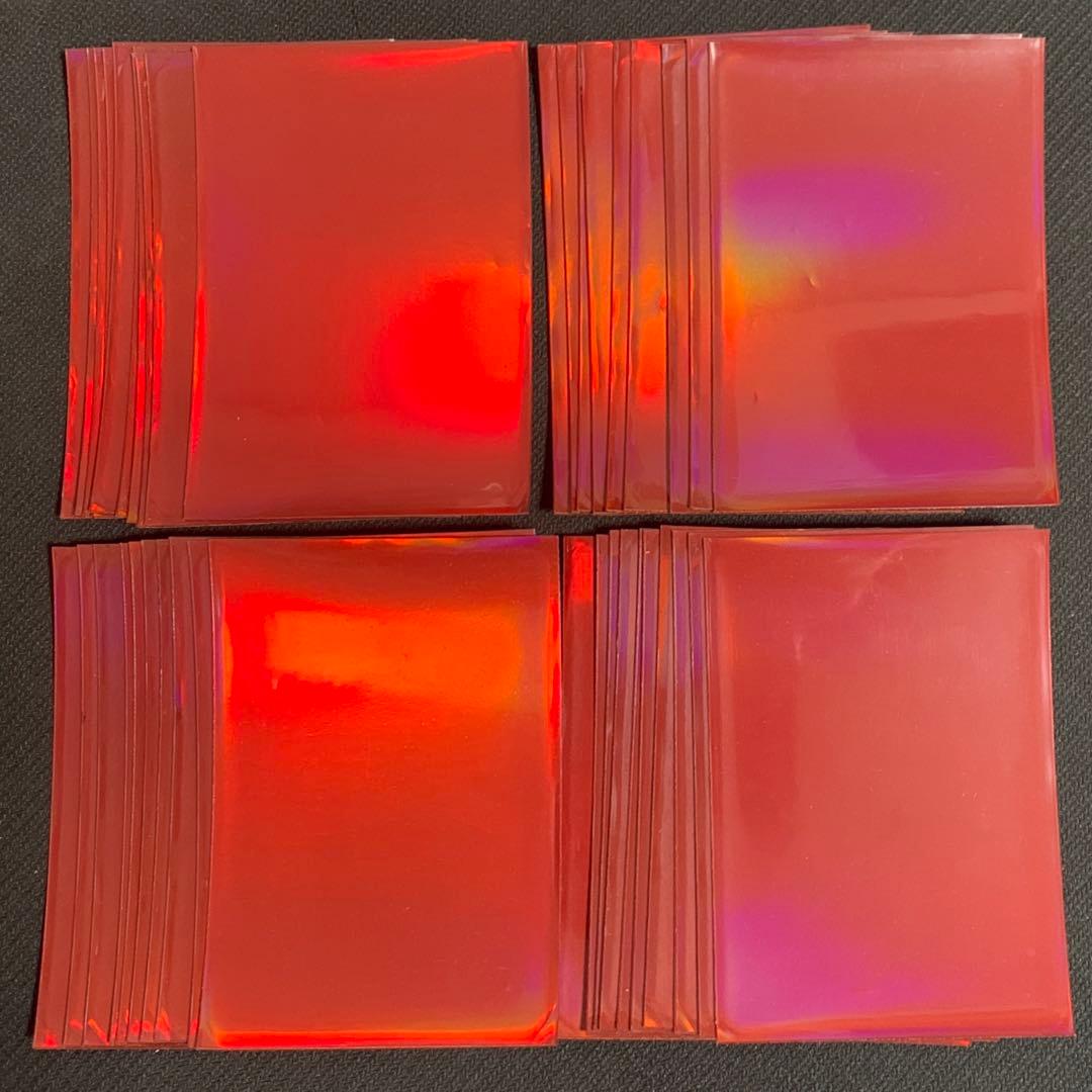 バトスピ バトルスピリッツ ホログラムカードスリーブ 赤 レッド 紅蓮