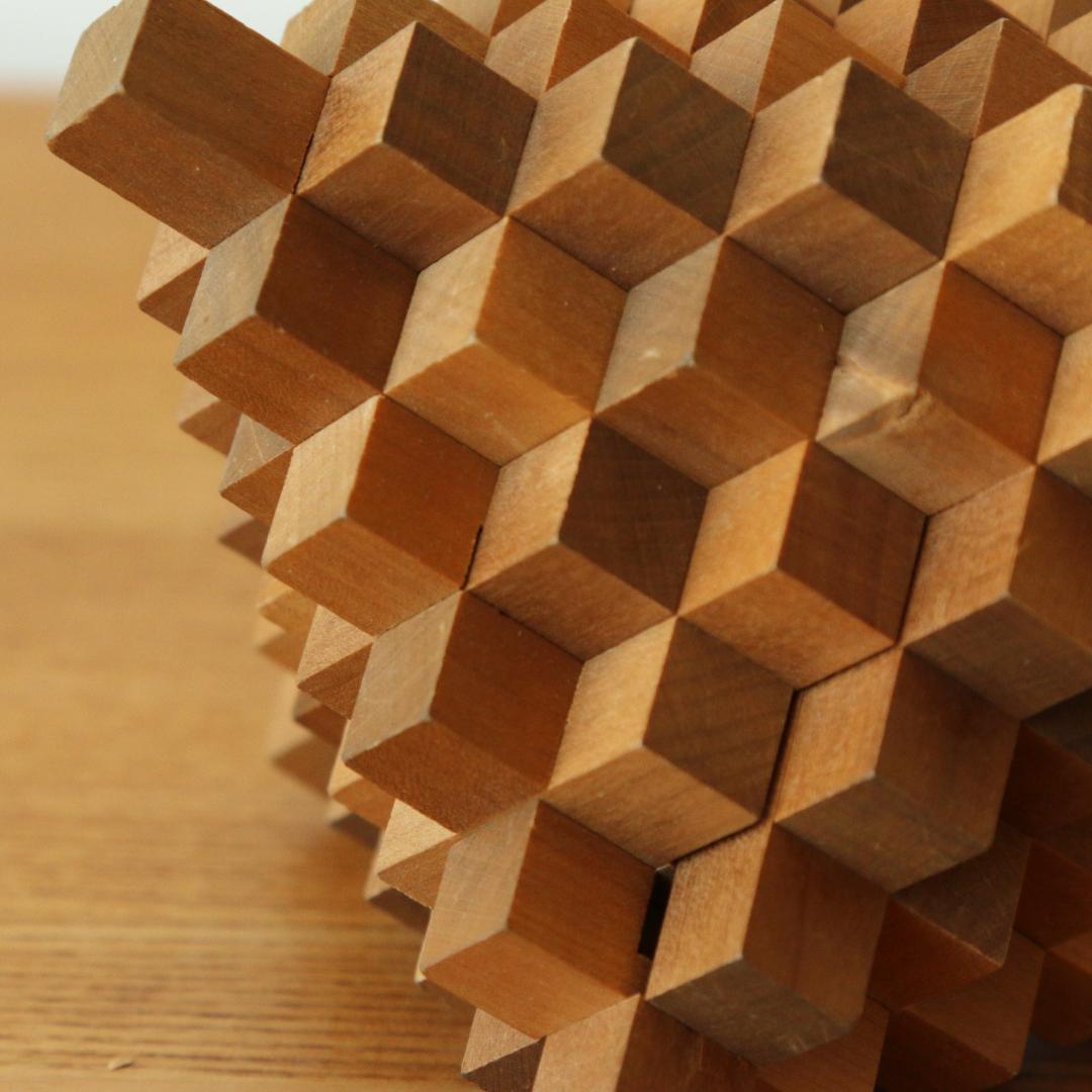 山中組木工房 51本型組木 釘を使用しない木組みパズル B - メルカリ