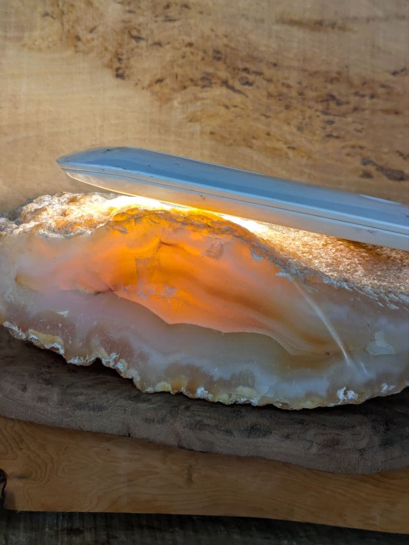 国産鉱物　花石瑪瑙No.5　大きなサイズ！