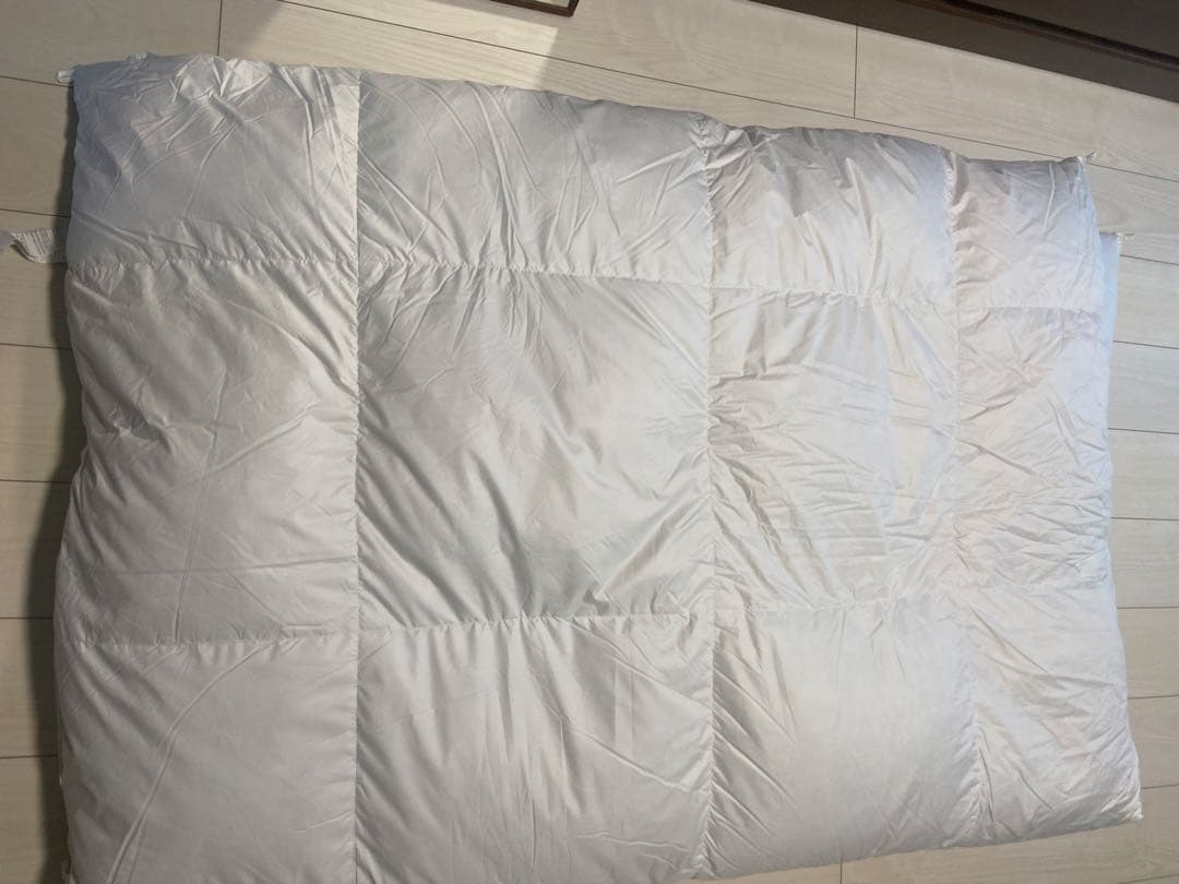 【アカシック】ニトリ 羽毛掛け布団　プレミアム シングル①