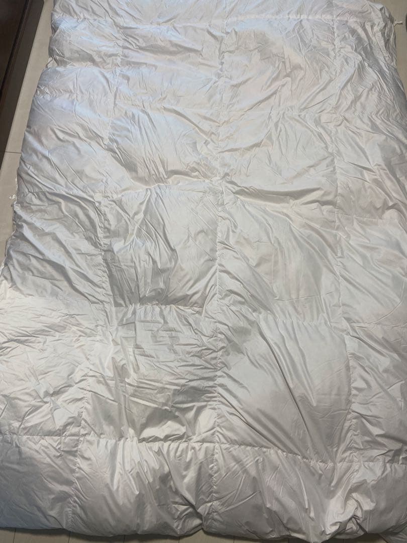 【アカシック】ニトリ 羽毛掛け布団　プレミアム シングル①