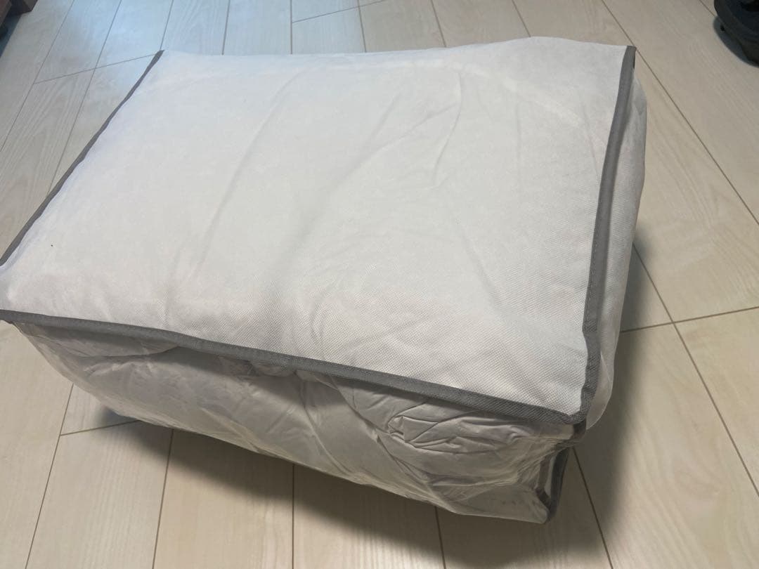 【アカシック】ニトリ 羽毛掛け布団　プレミアム シングル①